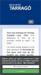 Mobile Screenshot of bicicletestarrago.com
